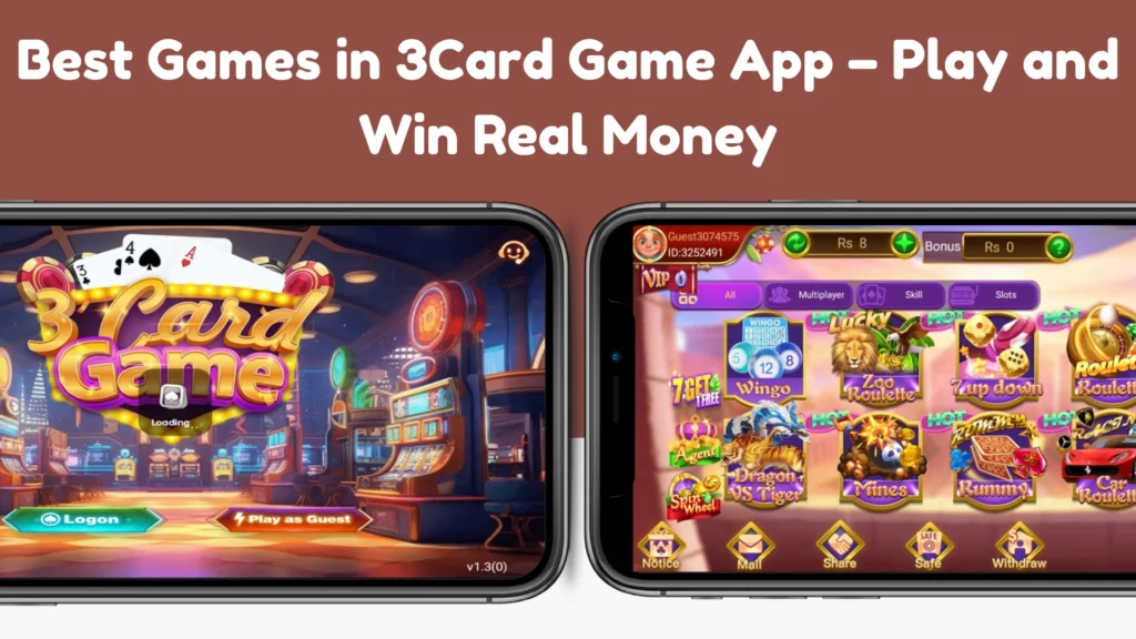 Best Games in 3Card Game App 